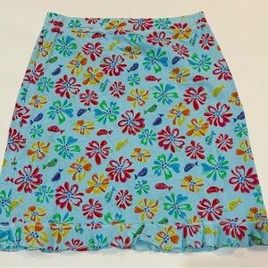 Fresh Produce Floral Print Women's Skirt Large